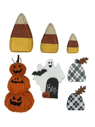 Halloween Tiered Tray Decor Set, 7-Pieces