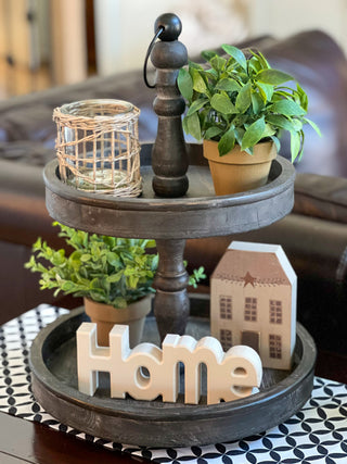 "Home Sweet Home" Everyday Tiered Tray Decor Kit, 5-Pieces