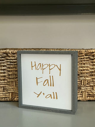 "Fall Y'All" Holiday Tiered Tray Decor Kit, 5-Piece Set